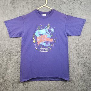 Vintage 90's New Orleans Mardi Gras Shirt Men's Medium Planet Hollywood 1997